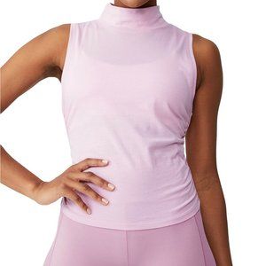 COTTON ON Women's Mock Neck Ruched Tank